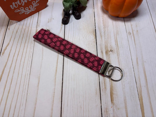 Purple Pumpkin Keychain