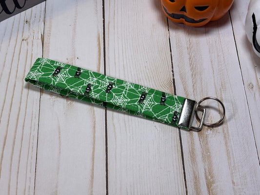Green Spider Keychain