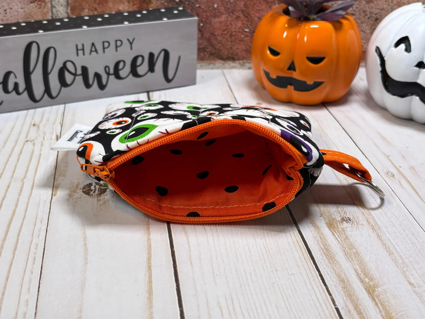 Scary Eyes Mini Wallet