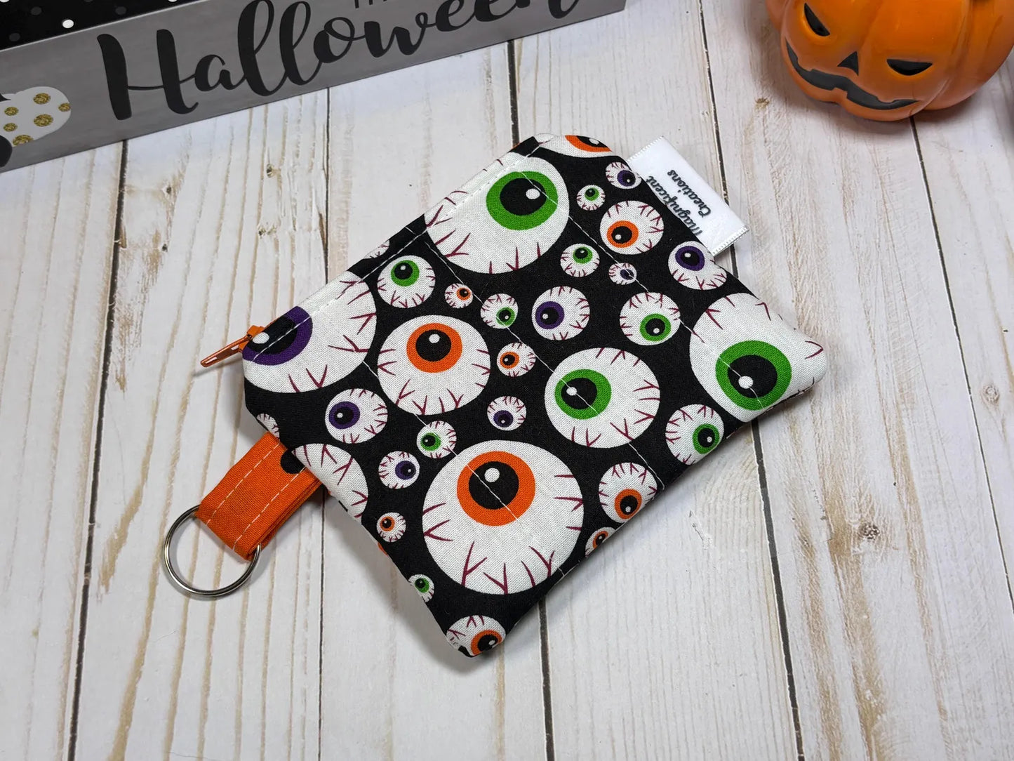 Scary Eyes Mini Wallet