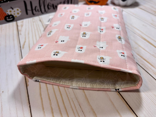 Pink Ghost Book Sleeve