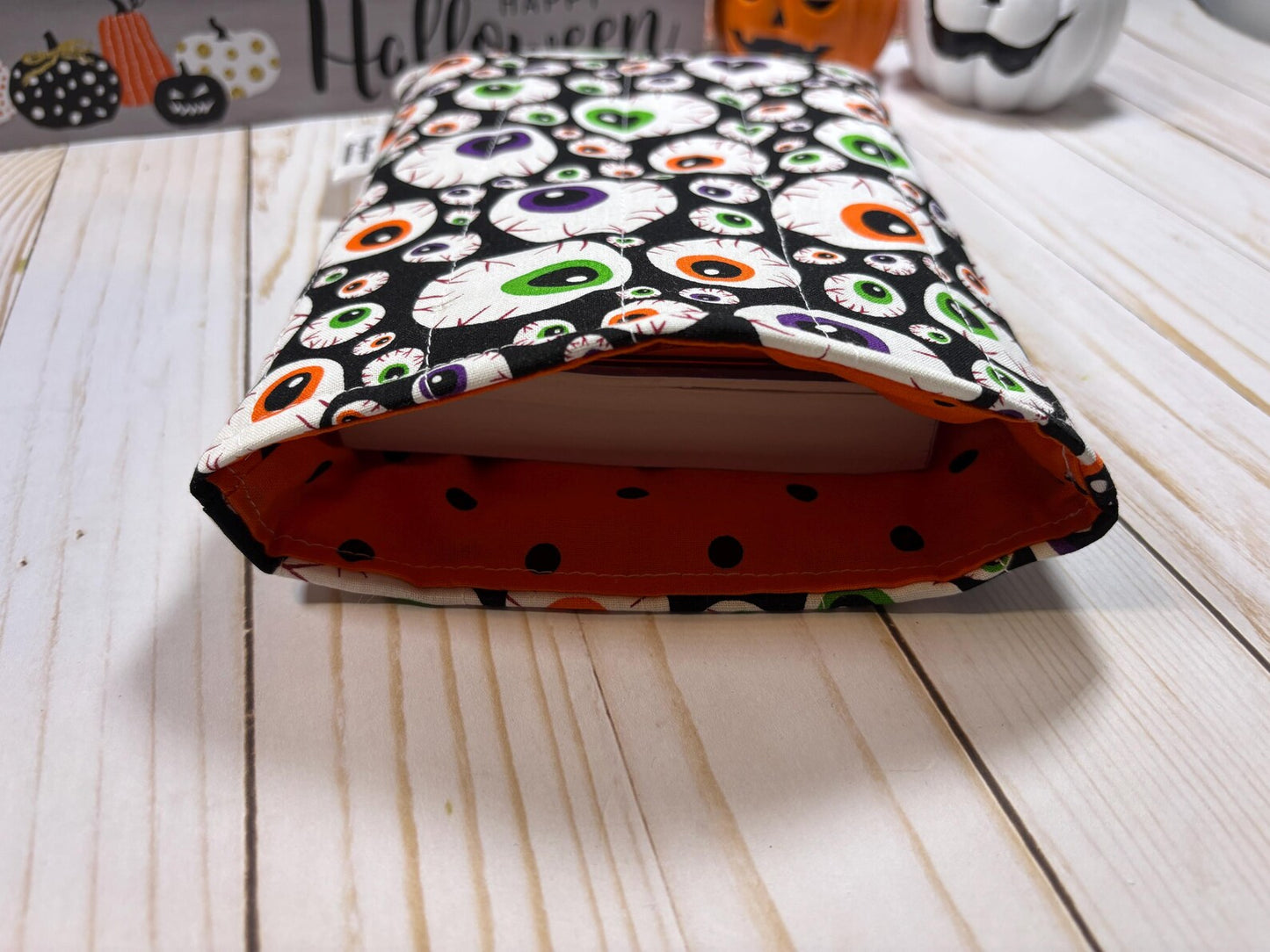 Spooky Eyeballs Book Sleeve