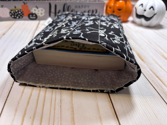 Black Skeleton Book Sleeve
