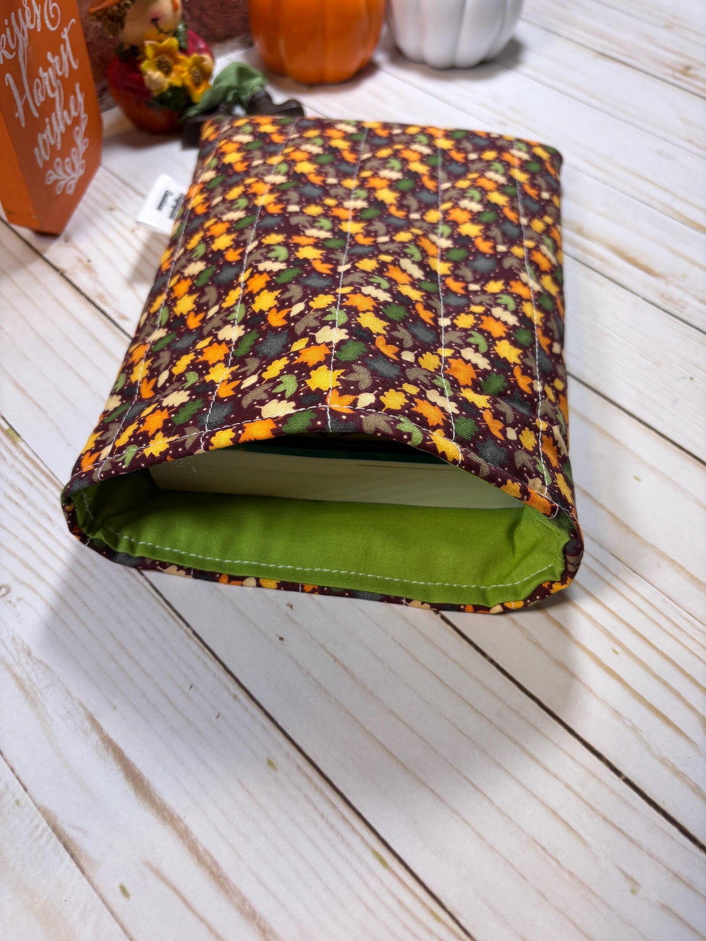 Small Autumn Leaves Book Sleeve