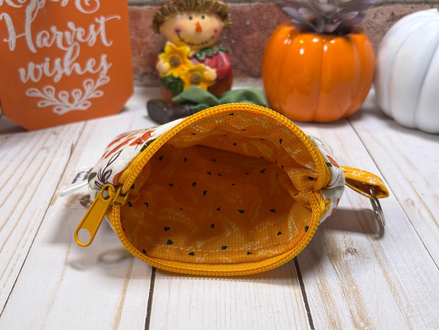 Fall Flowers Mini Wallet