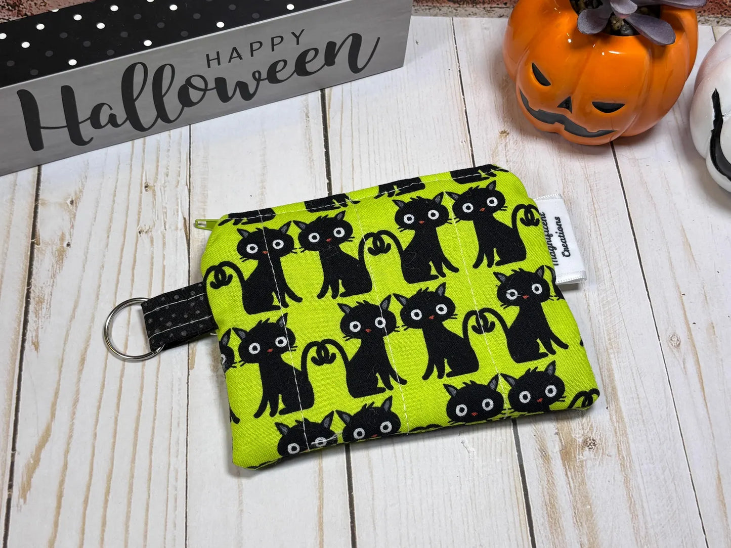 Black Cat Mini Wallet