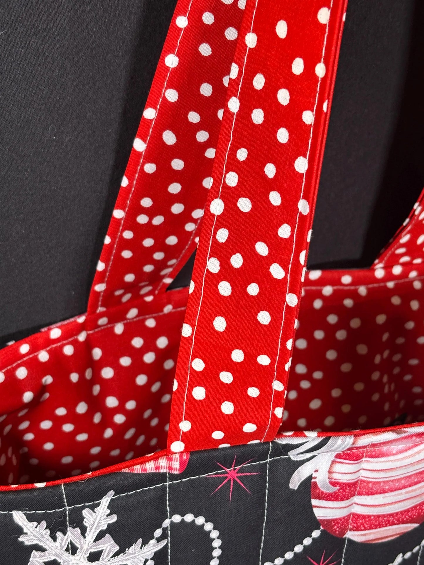 The Christmas Ornament Bow Tote Bag