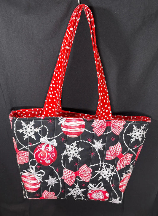 The Christmas Ornament Bow Tote Bag